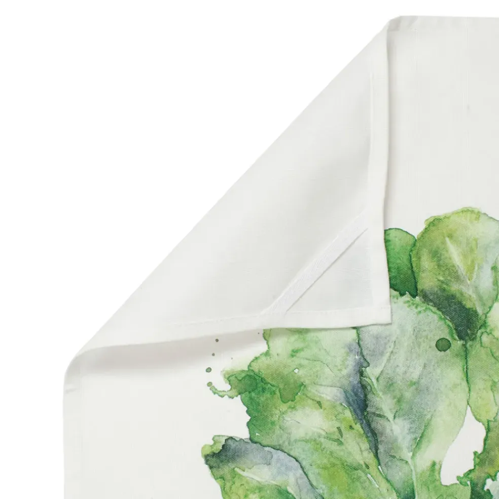 3 torchons marche blancs en coton