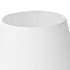 Abat-jour blanc en lin D20cm