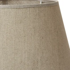 Abat-jour jute en lin D46cm