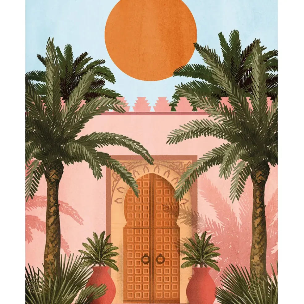 Affiche palmiers 30x40cm