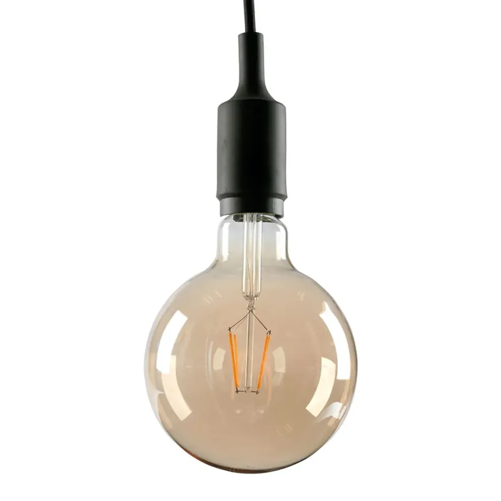 Ampoule fil spherique ambree