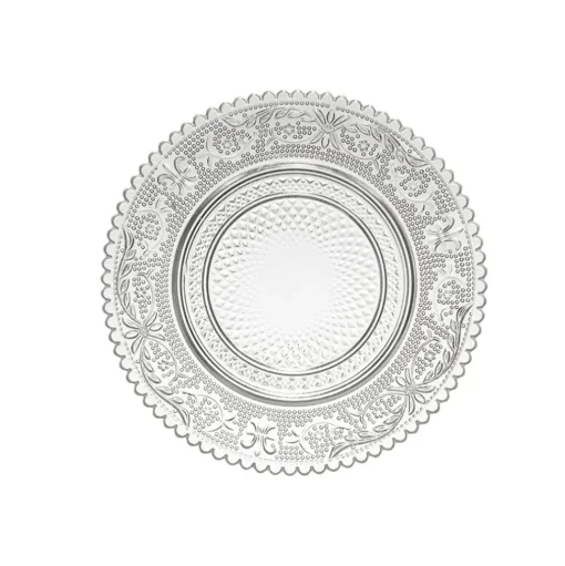 Assiette à pain en verre d15cm - classica