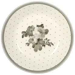 Assiette creuse en faïence sauge d20cm - josephine
