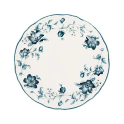 Assiette de dessert en faïence bleu d20.5cm - Margaux
