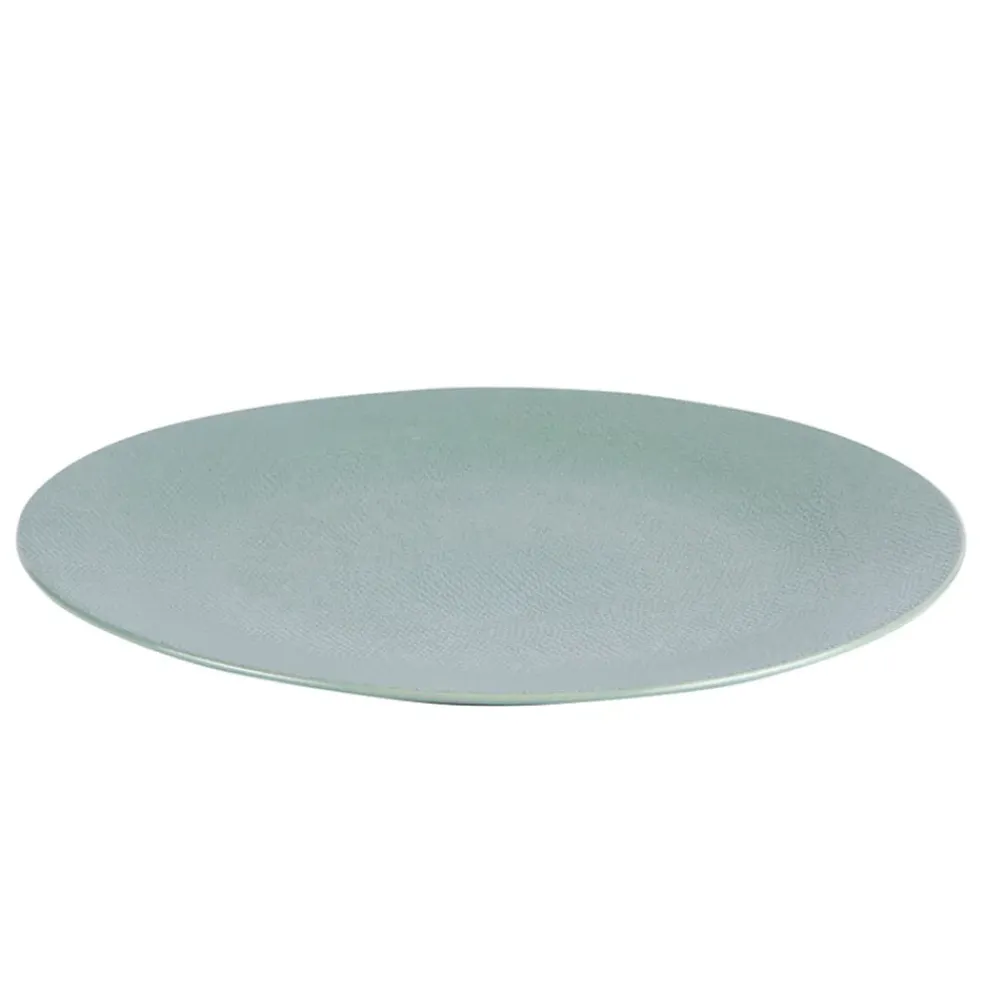 Assiette de dessert en grès sauge d21cm - Vesuvio