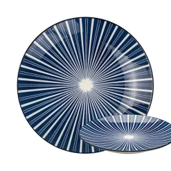 Assiette dessert otb stripes d20xh2cm