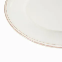 Assiette plate en faïence ivoire d28.5cm - constance