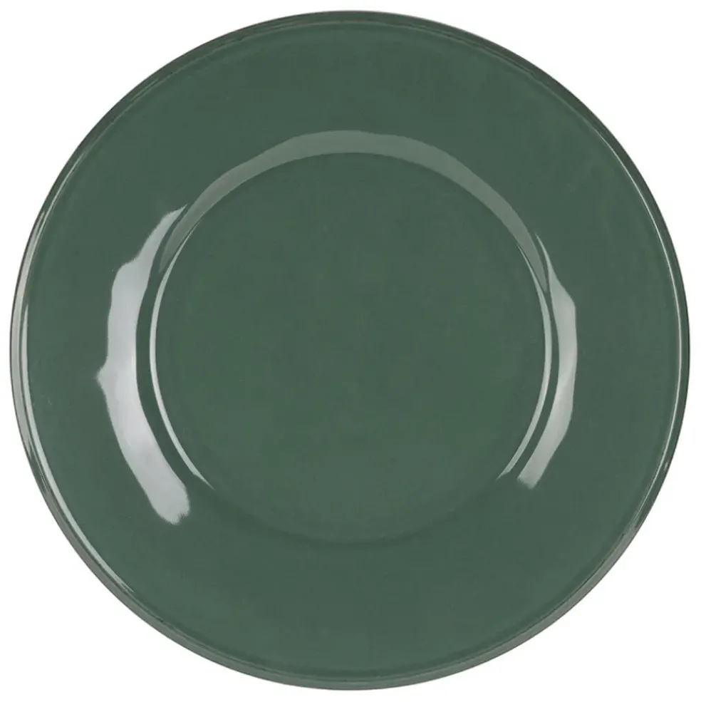 Assiette plate en faïence romarin d28.5cm - Constance