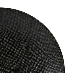 Assiette plate en grès noir d27cm - Vesuvio
