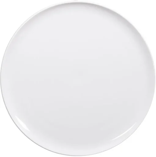 Assiette plate en porcelaine blanc d26.5cm - selena
