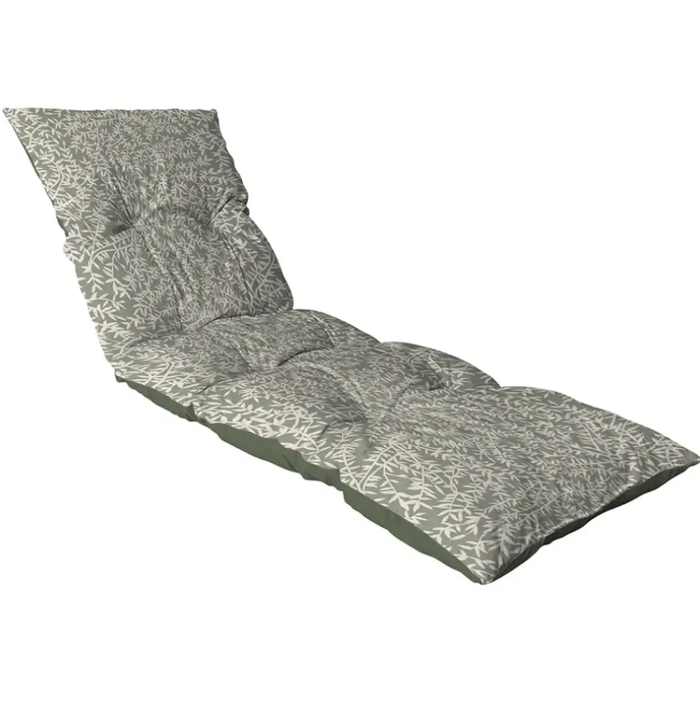 Bain de soleil en coton vert 180x56cm - Cueillette