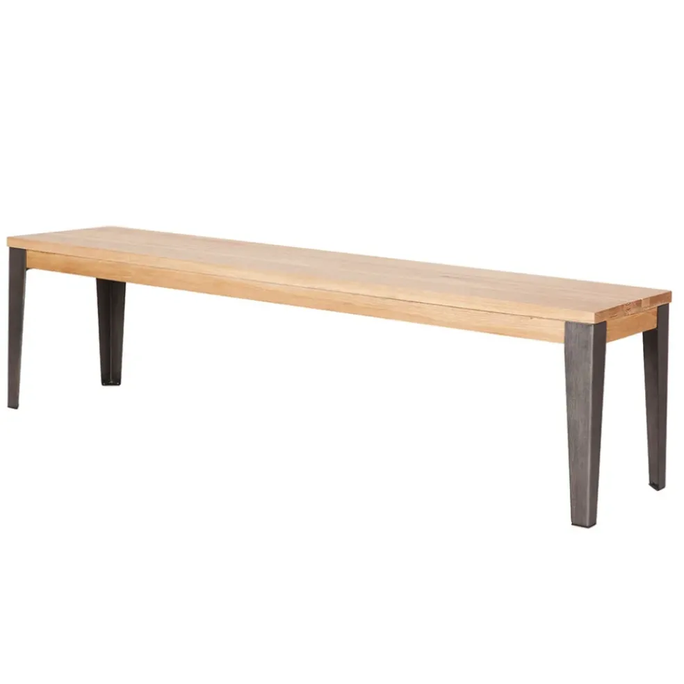 Banc en chêne massif - Manny