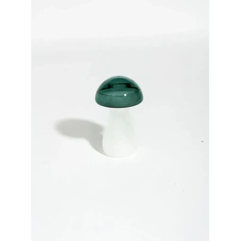 Baromètre Storm glass champignon vert