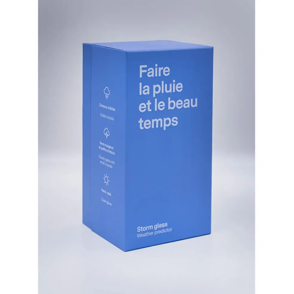 Baromètre Storm glass prédiction du temps