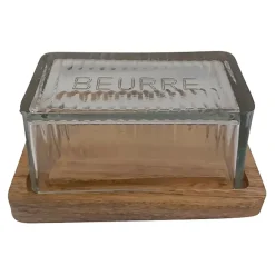 Beurrier en verre et manguier - grand office