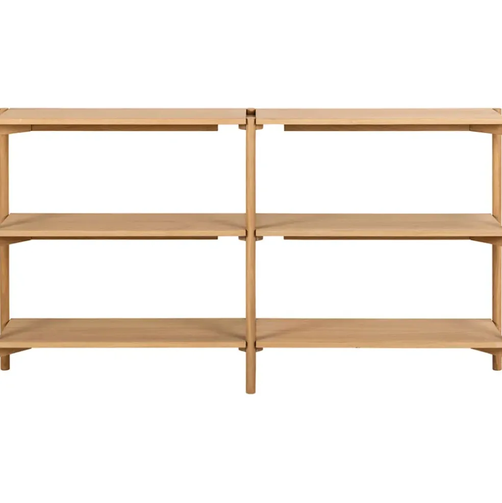 Bibliotheque en Bois Naturel - Braidwood