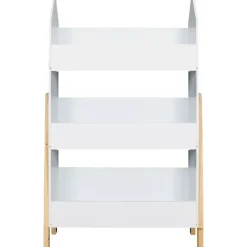 Bibliotheque gabriel blanc en pin