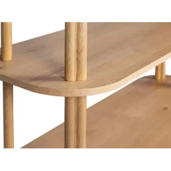 Bibliothèque siro en chêne naturel 110x40xh170cm