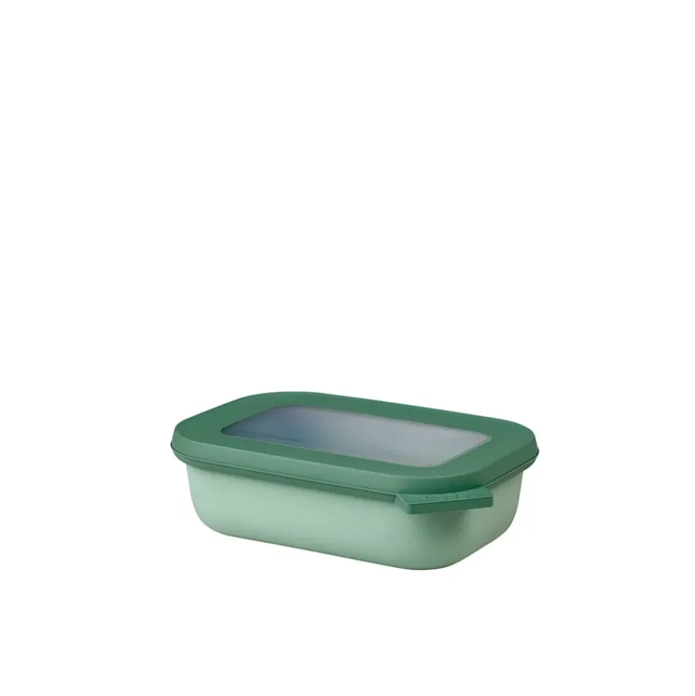 Boite de conservation rectangulaire vert sauge 50cl - Cirqula