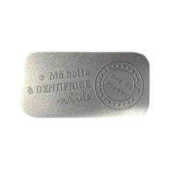 Boite de transport pour dentifrice solide