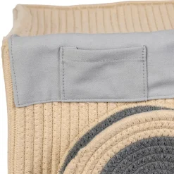 Boîte rangement lave-linge en coton écru - Sweetdream