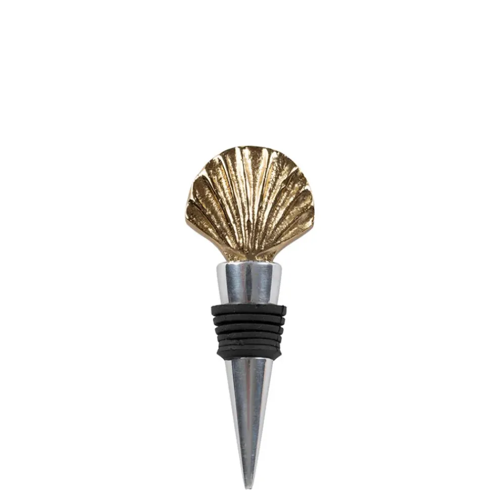 Bouchon bouteille Saint-Jacques en aluminium doré - Sunny