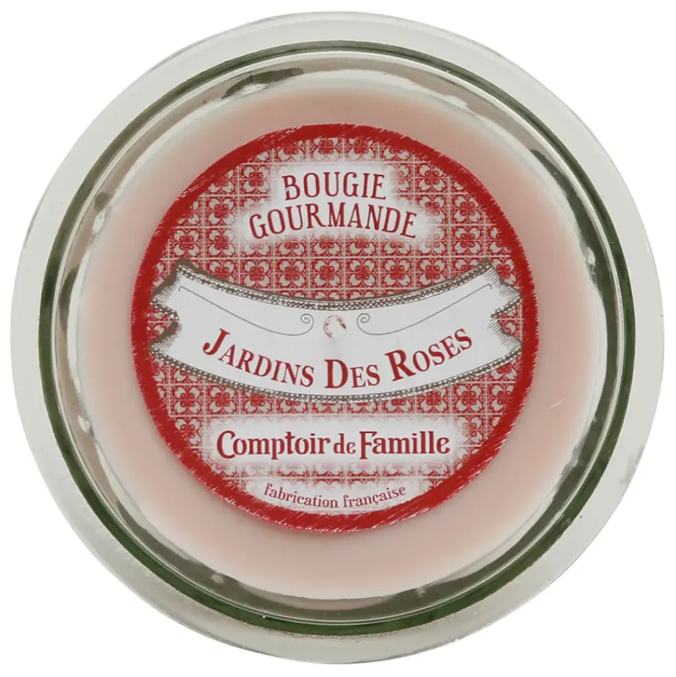 Bougie senteur jardin des rose poudré