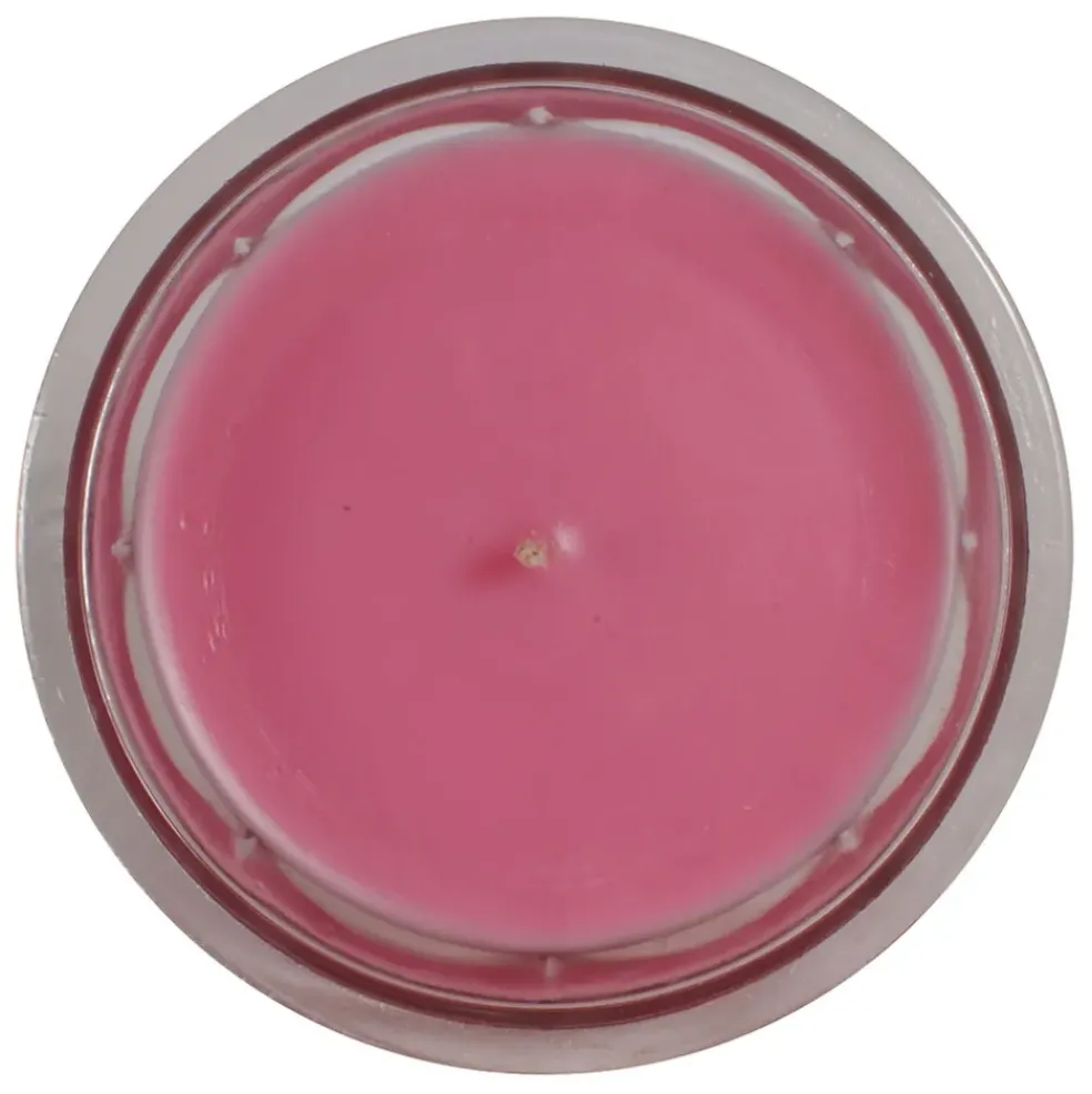 Bougie senteur macaron framboise
