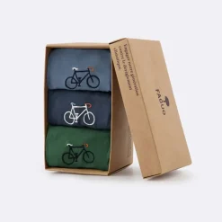 Boxer vélo x3 multicolore L