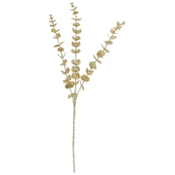 Branchage fleur artificiel métal doré h62cm - epi