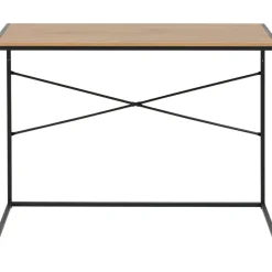Bureau industriel en chêne et métal - Senzo