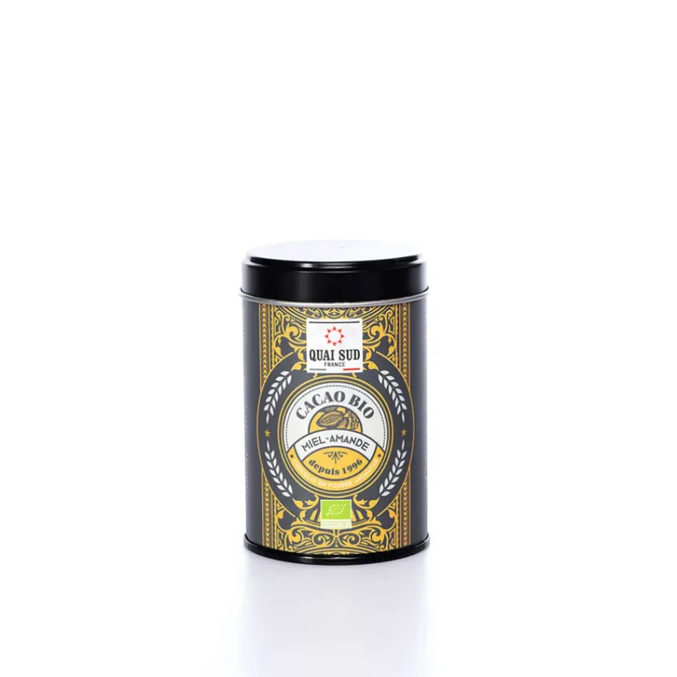 Cacao miel-amande bio boite pop noire 250g