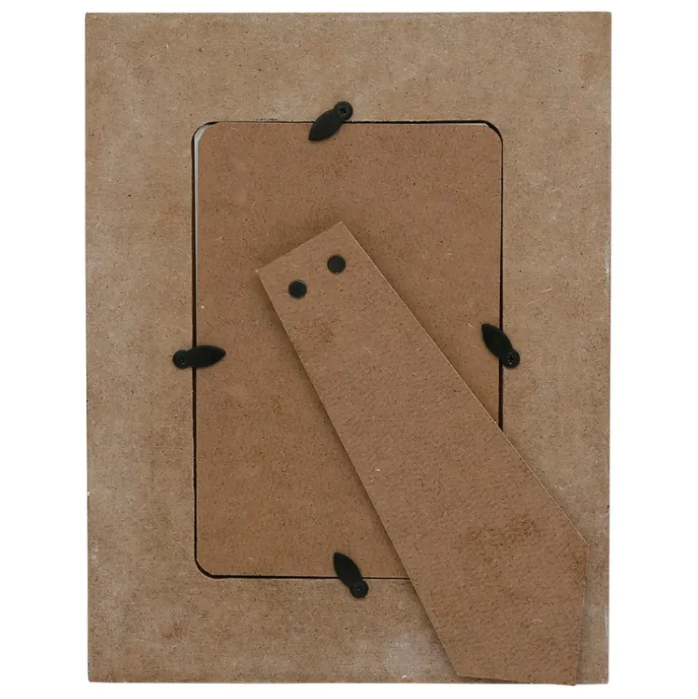 Cadre photo en rotin naturel -blue sand