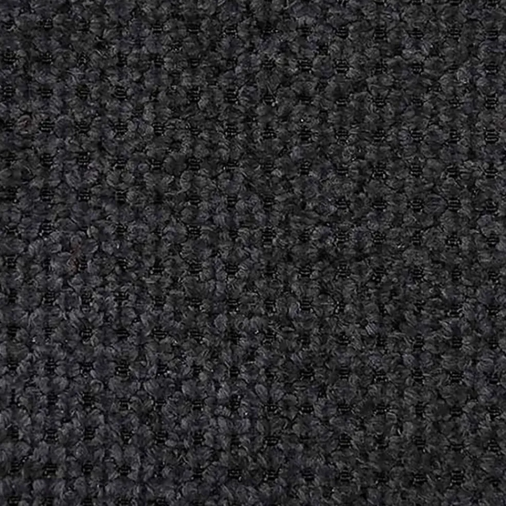 Canapé d'angle gauche 5 places André - tissu texturé - Crown moutarde