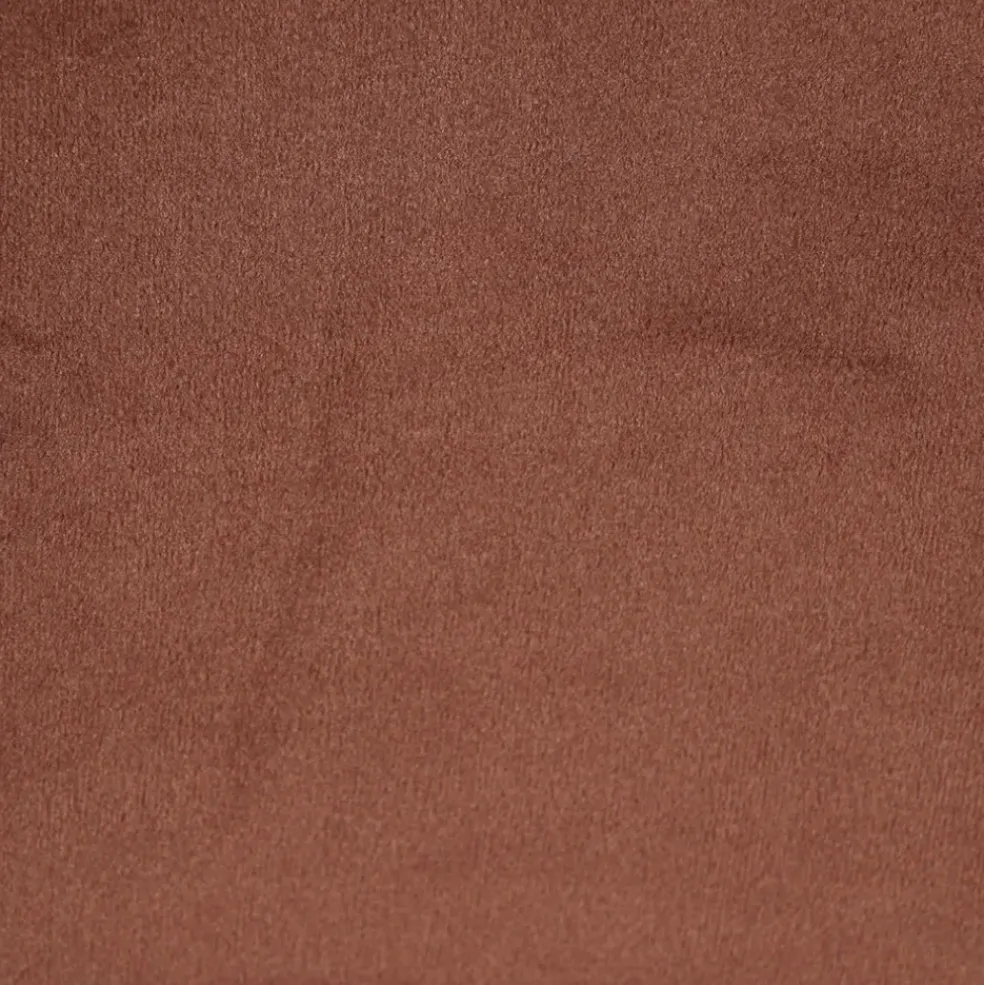Chaise de bar en velours marron h67cm - Ben