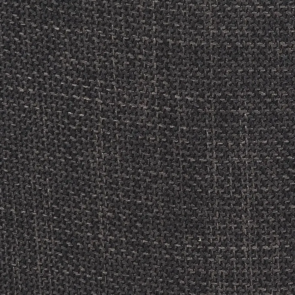 Chaise de salle à manger en tissu gris anthracite - Ben
