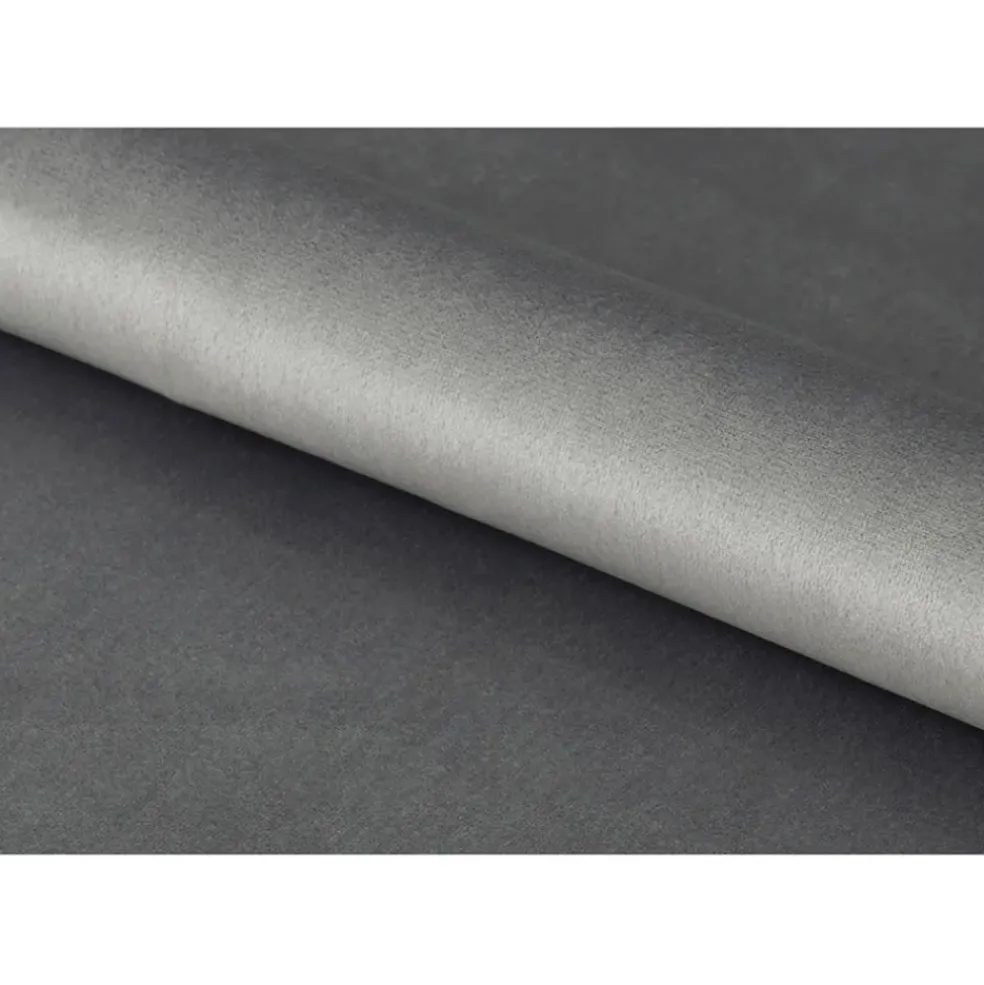 Chaise salle à manger en velours gris foncé - Demia