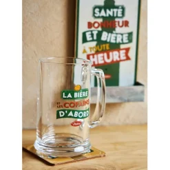 Chope vert et rouge 40cl - Copains D'Abord