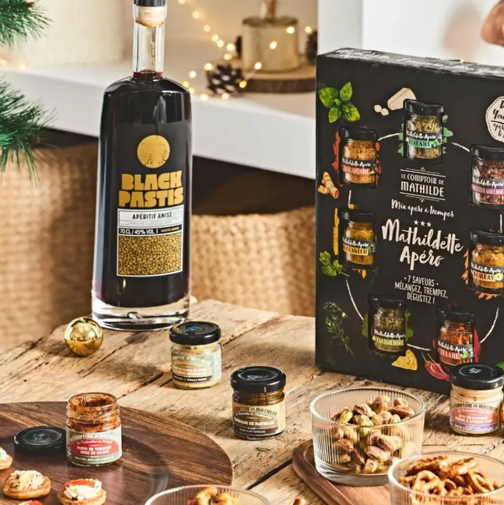 Coffret mathildette apéro 7 saveurs