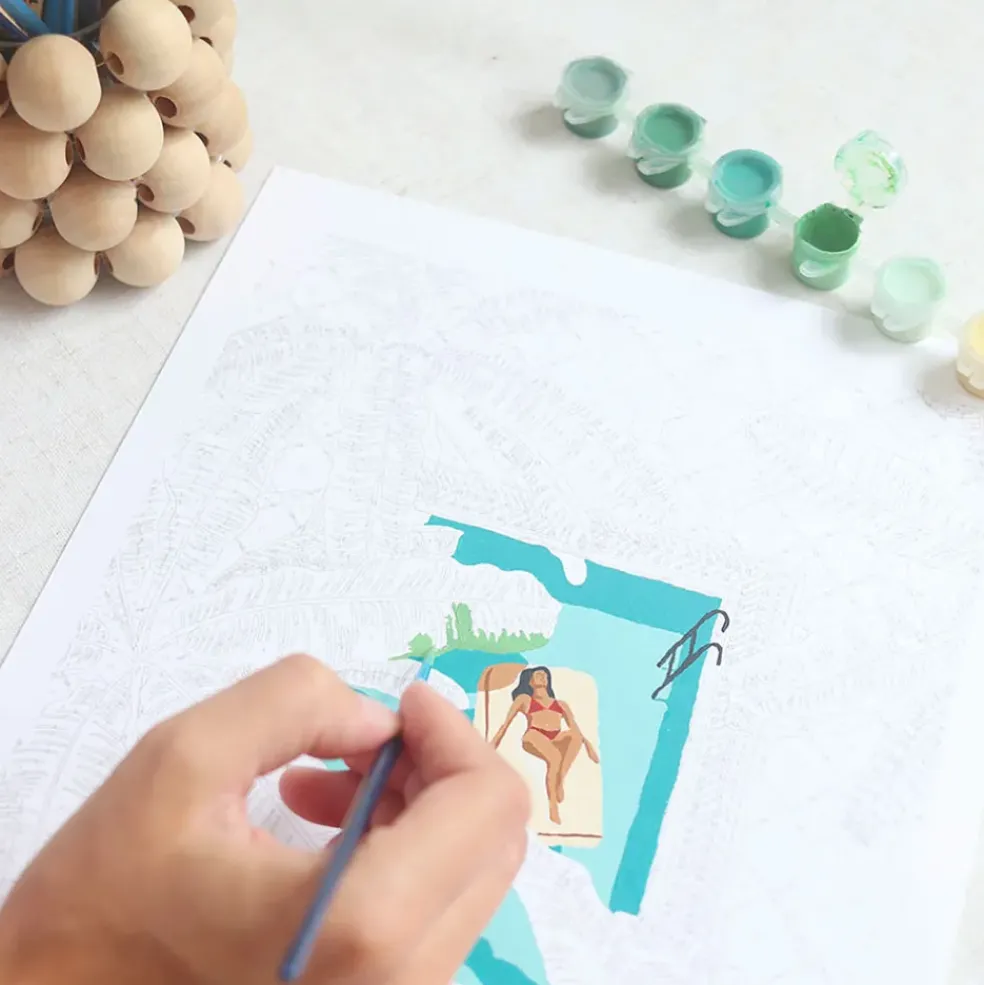 Coffret peinture au numéro Daydreaming