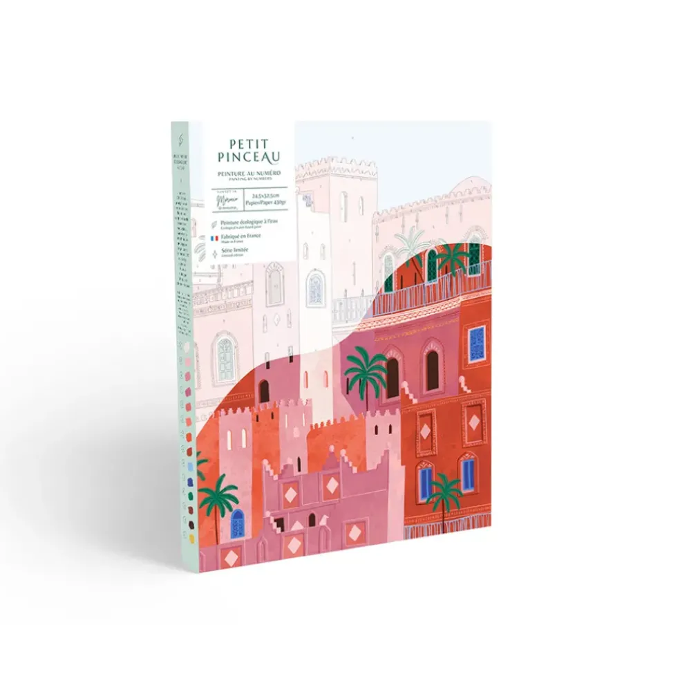 Coffret peinture au numéro Sunset in morocco