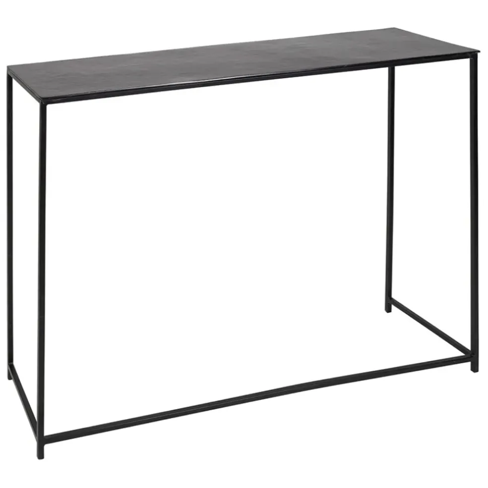 Console gigogne (x2) en fer noir - Felia
