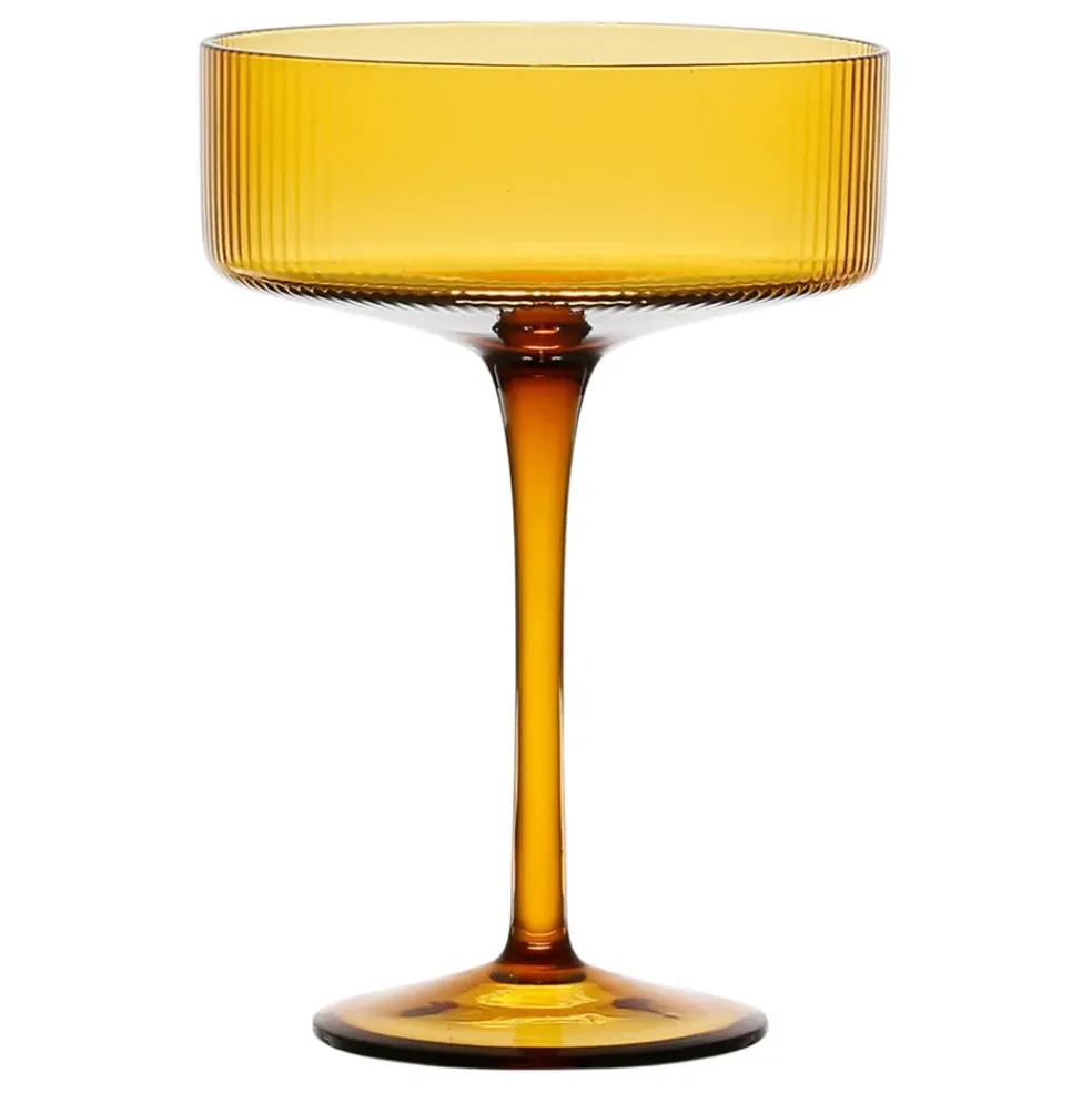 Coupe champagne en verre ambre 33cl - Champart