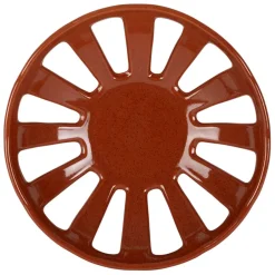 Coupe en grès terracotta moucheté d28cm - Organic