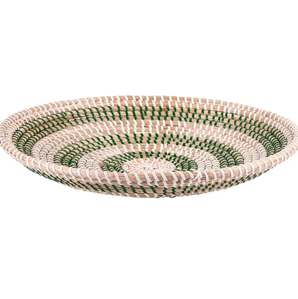 Coupe en jonc de mer vert d41cm