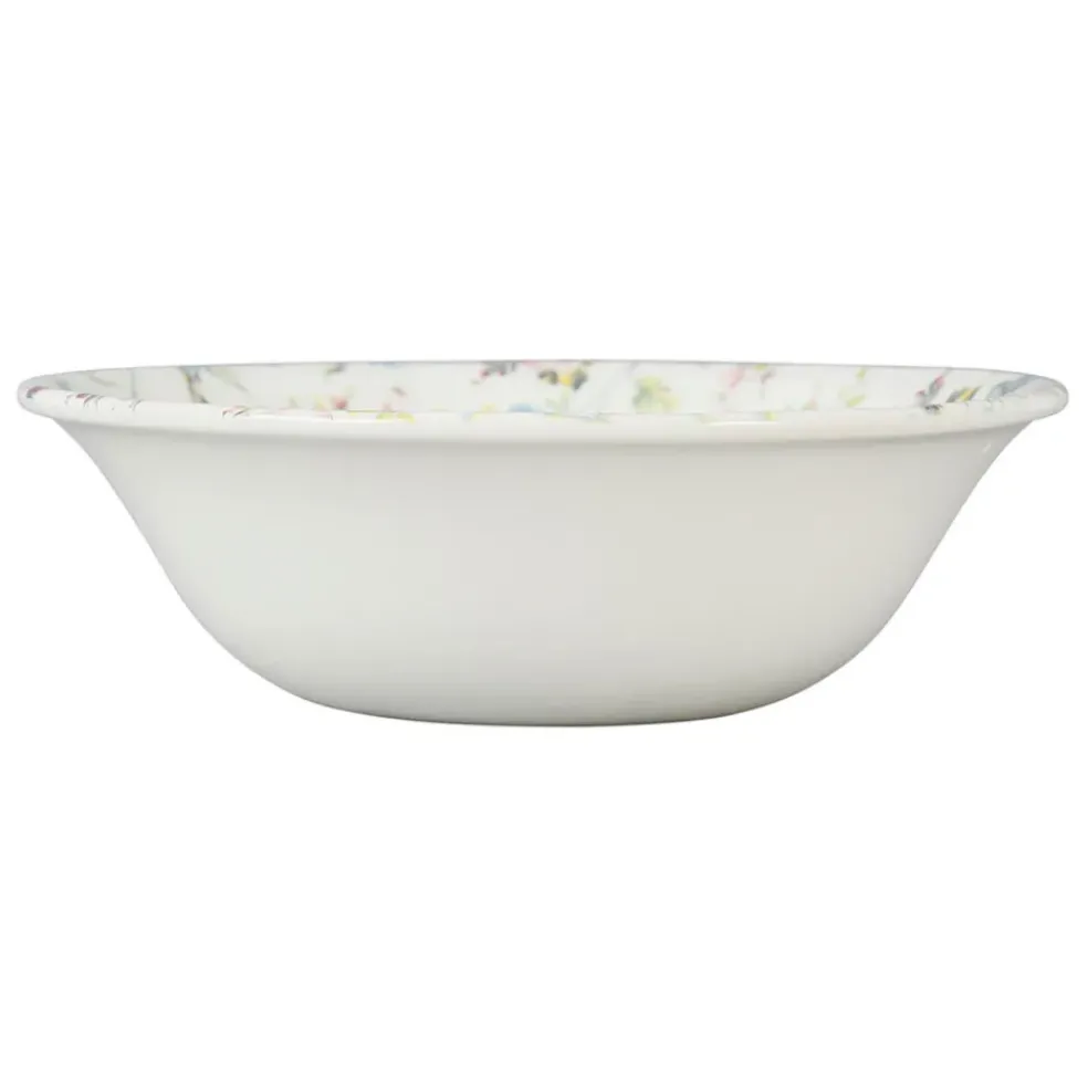Coupelle en faïence multicolore d15.5cm - p'tites fleurs