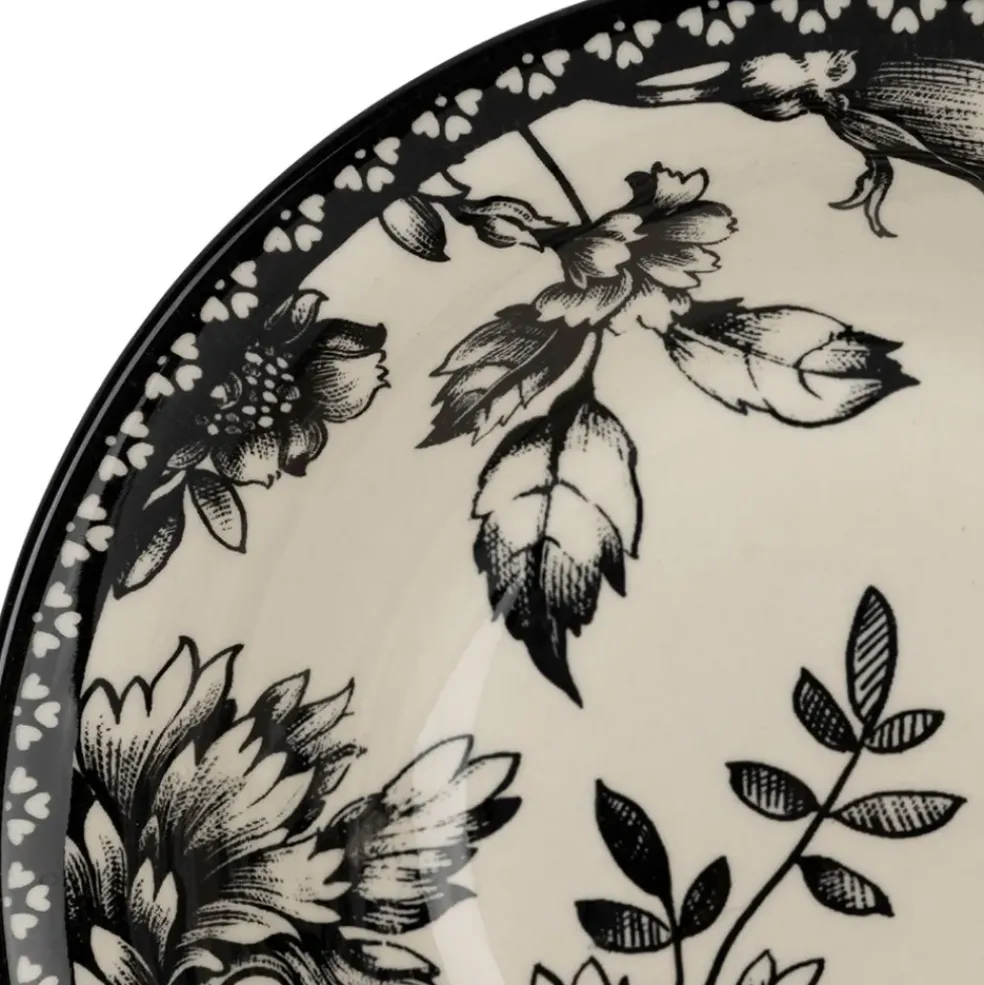 Coupelle en faïence noir d15cm - Lison