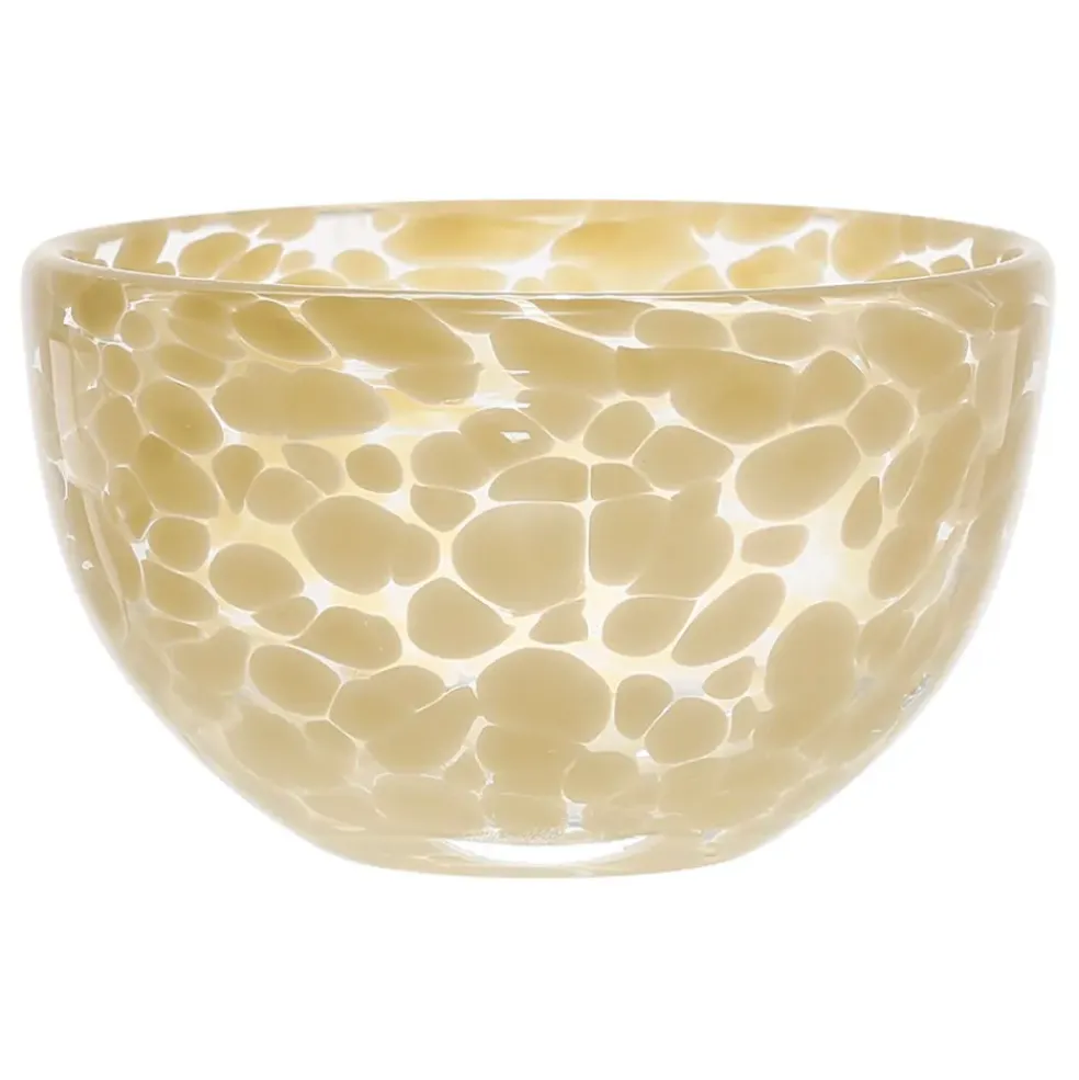 Coupelle en verre écru d11cm - Preline