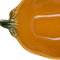 Coupelle piment en grès curry 18x8.5cm