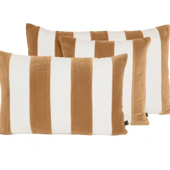 Coussin en lin et coton tabac 40x60cm - Perth